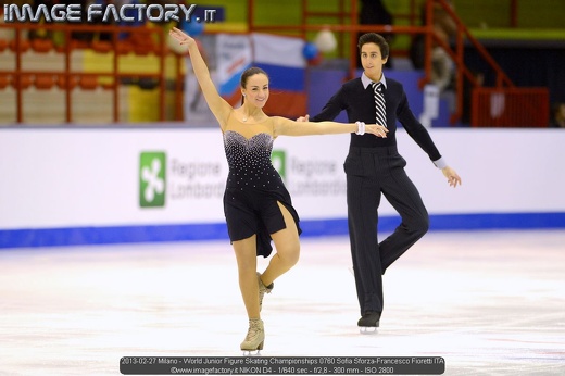 2013-02-27 Milano - World Junior Figure Skating Championships 0760 Sofia Sforza-Francesco Fioretti ITA